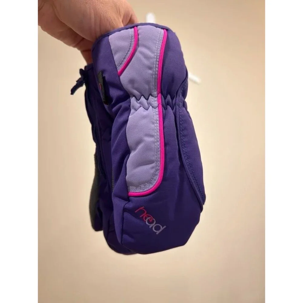 New Head Brand Girls XS Purple Insulated Warm Winter Mittens
